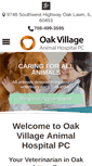 Mobile Screenshot of oakvillagevet.com